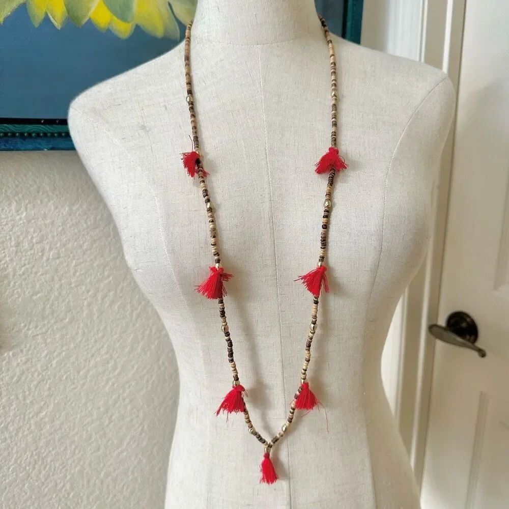Chico's Fiona tassel necklace
